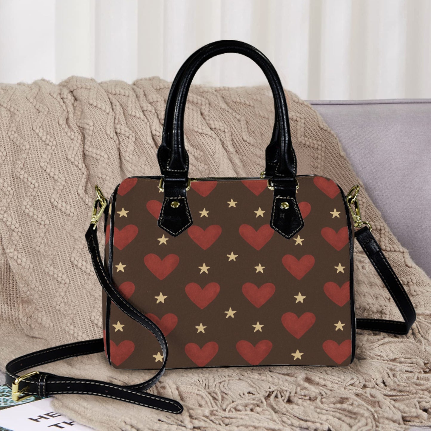 Custom Handbag-Black Handle