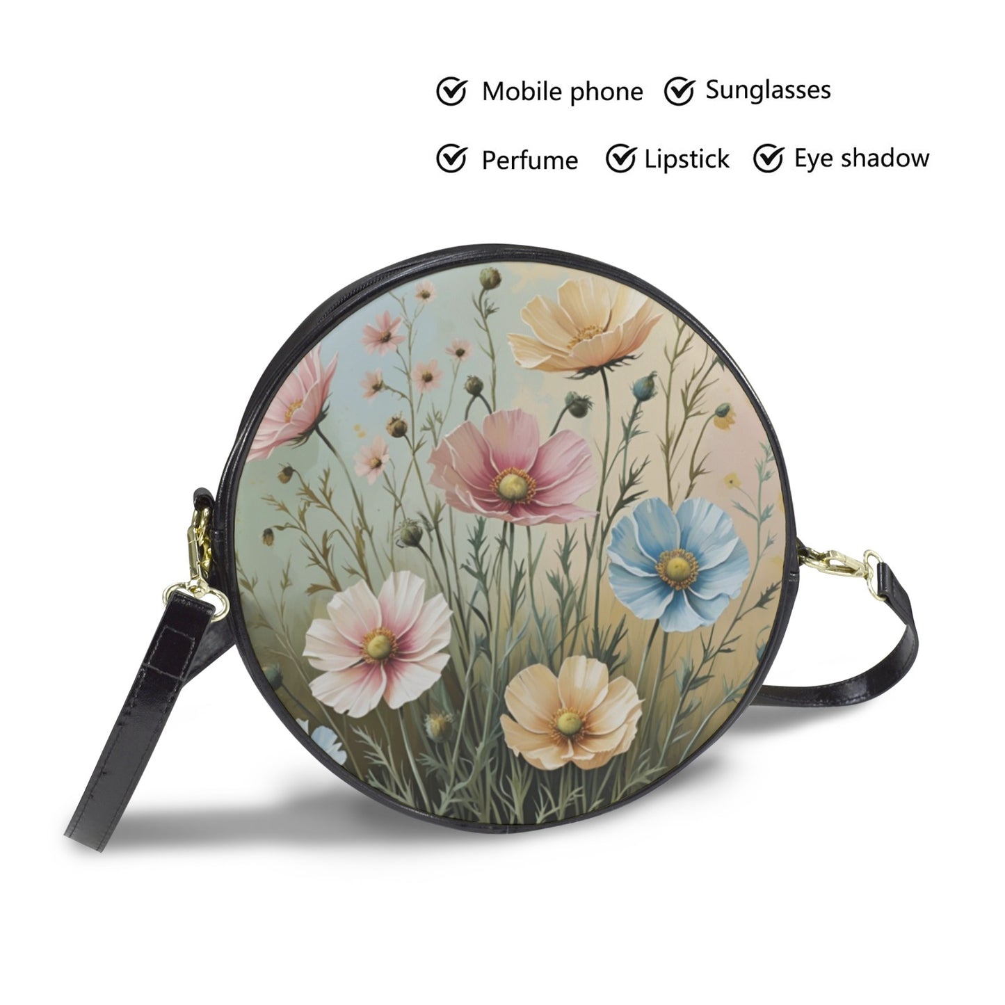 160 Round Messenger Bag-Large(Model 1647)