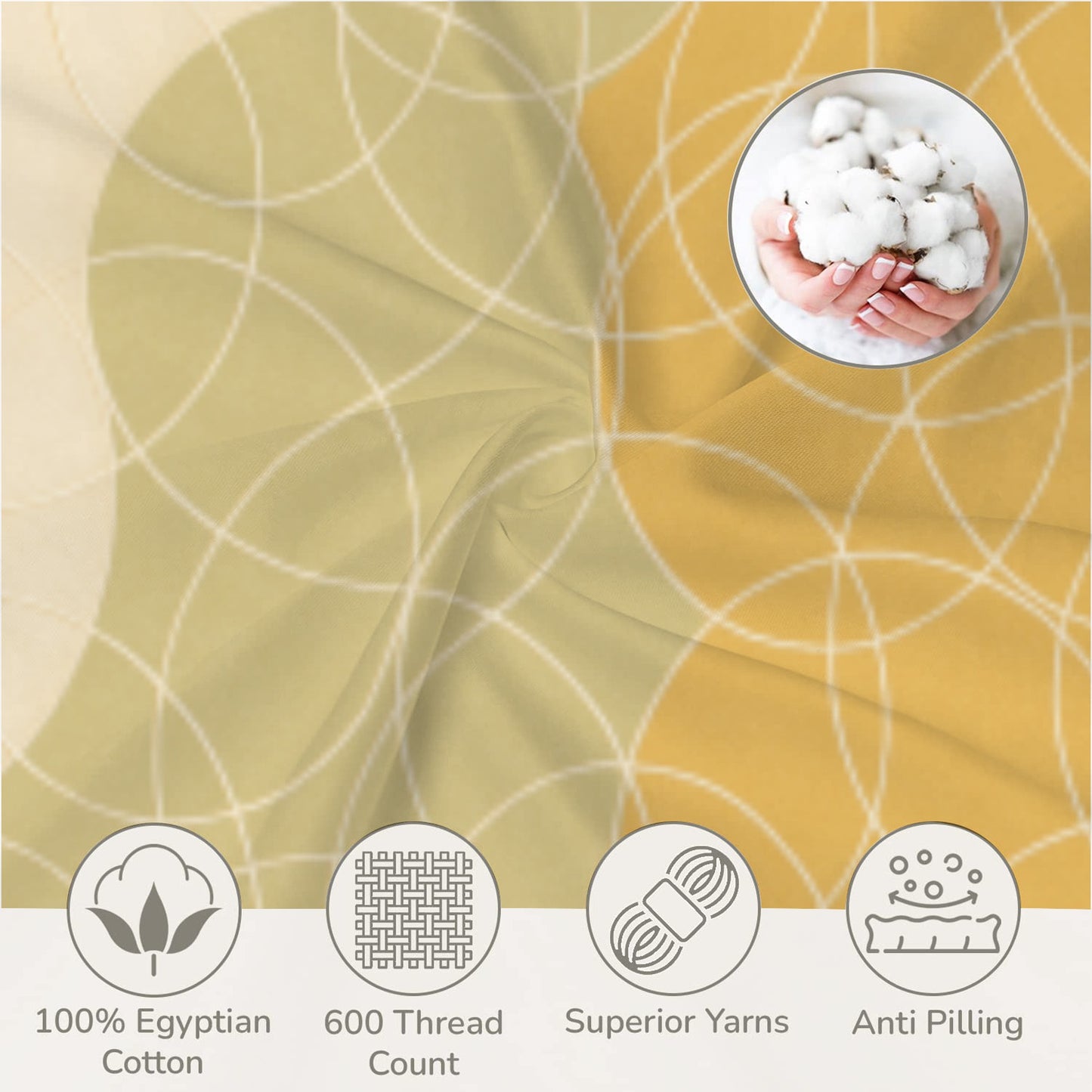 Set biancheria da letto "Eleganti Geometrie"