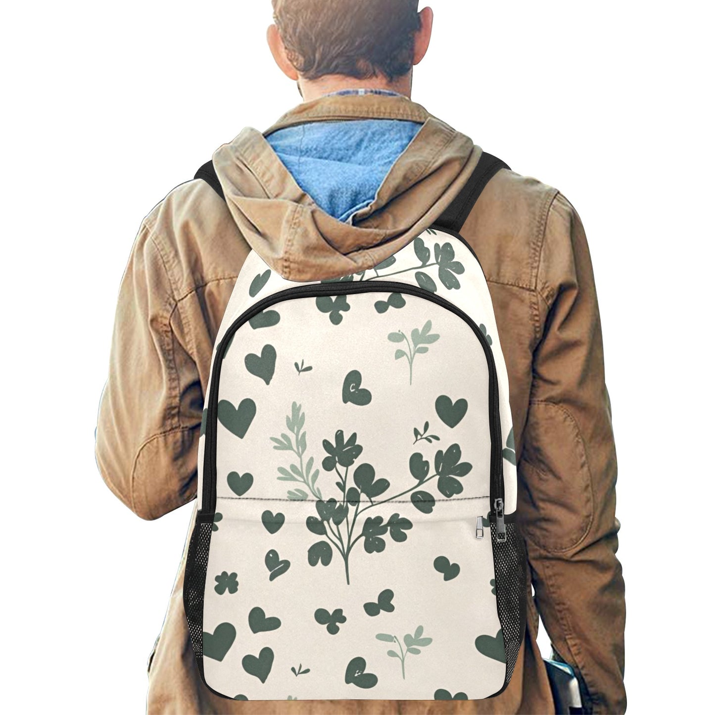 35 (2) All-Over Print Unisex Casual Backpack with Side Mesh Pockets (Model 1659)