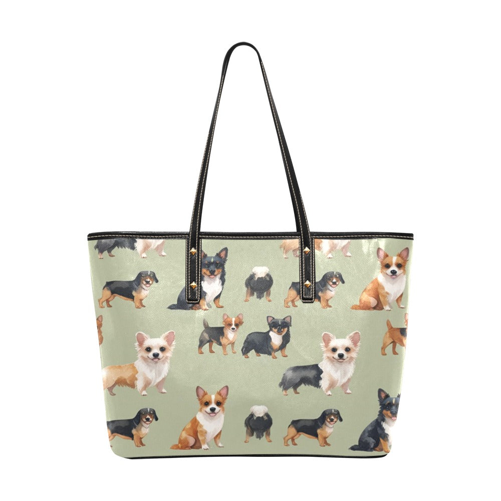 45 (2) PU Leather Tote Bag(Model1709)