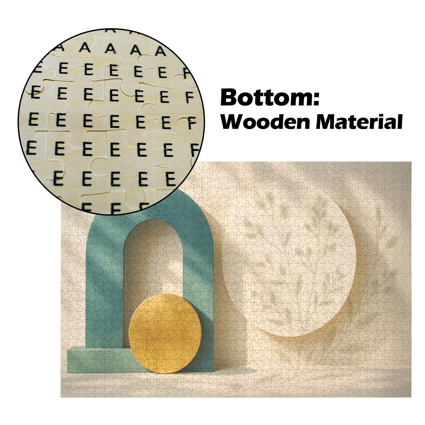 Wooden Jigsaw Puzzles (Horizontal) 1000