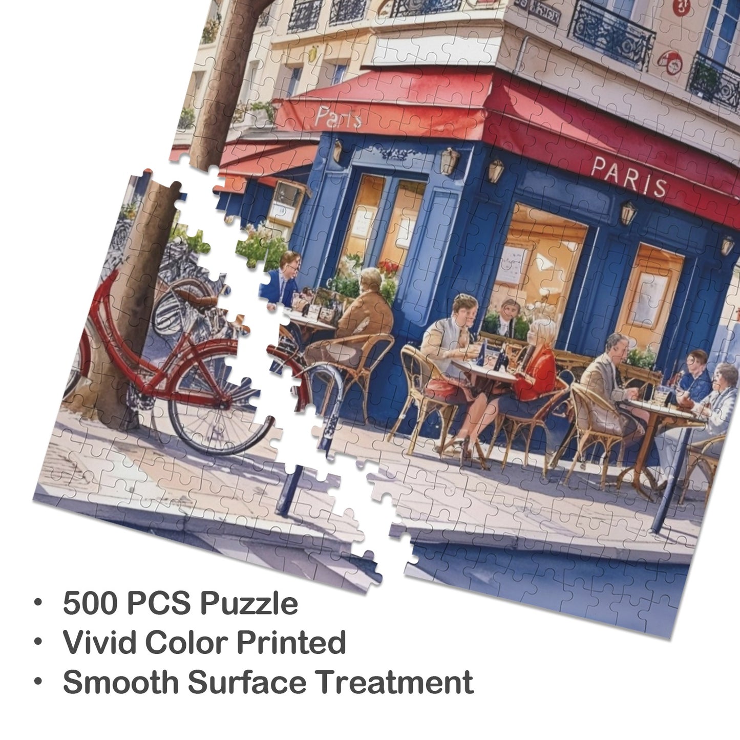 139 (2) 500-Piece Wooden Jigsaw Puzzles (Vertical)