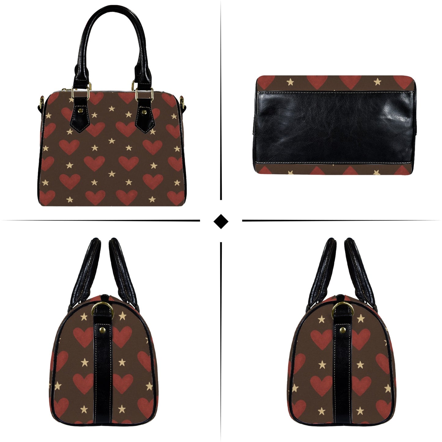 Custom Handbag-Black Handle