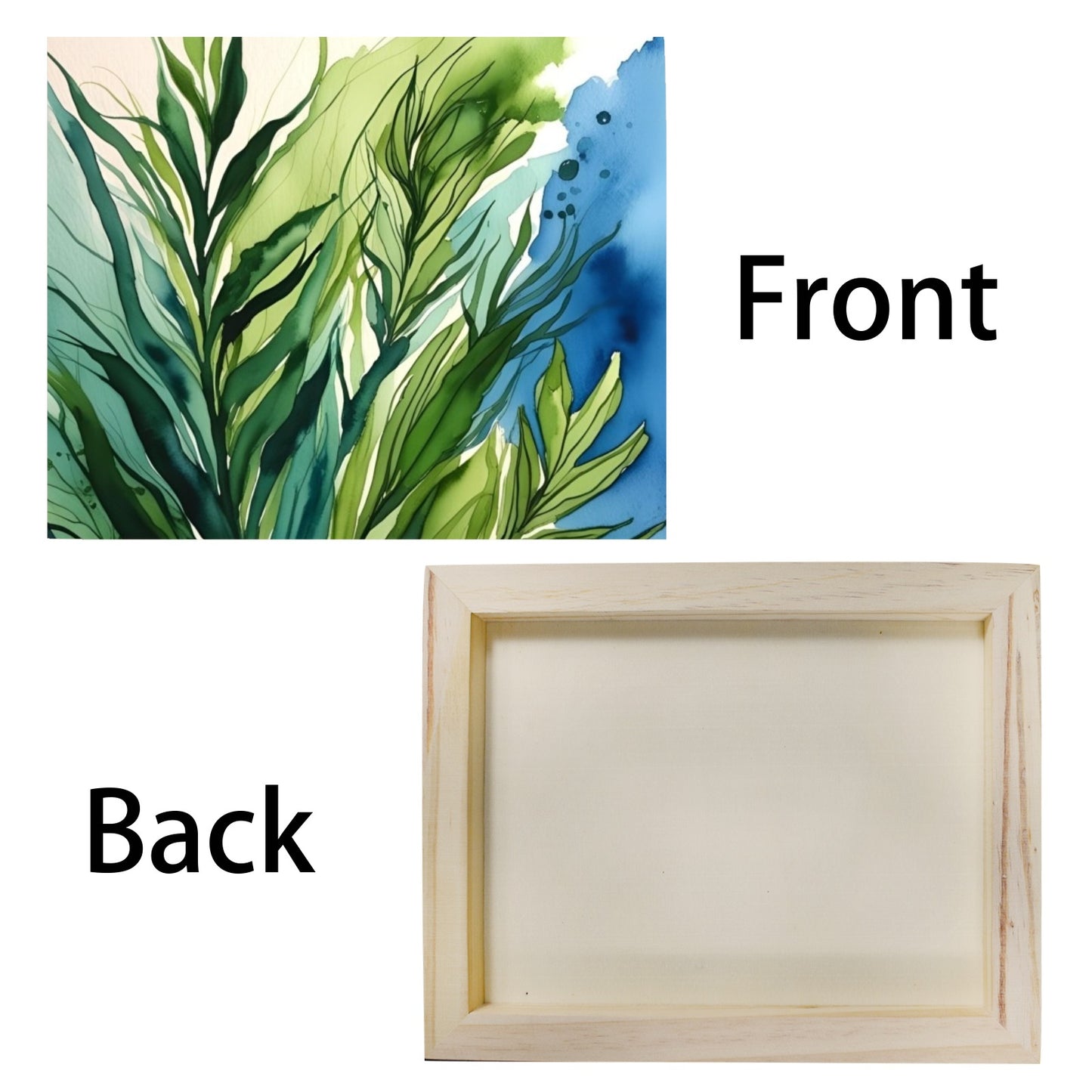 43 (3) Custom Cradled Wood Panels 10"x8"