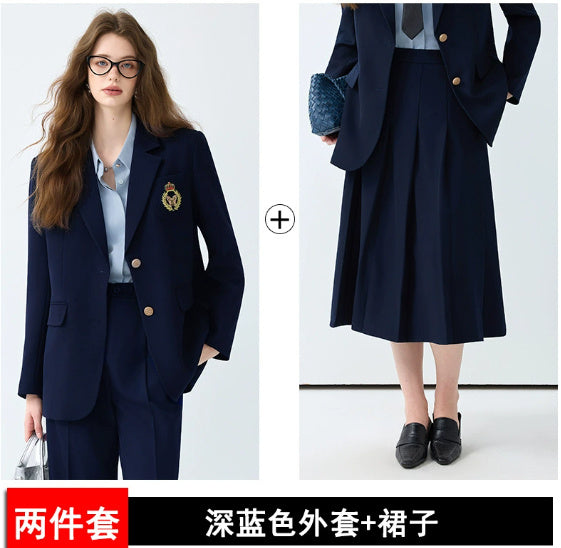 Completo elegante casual nero