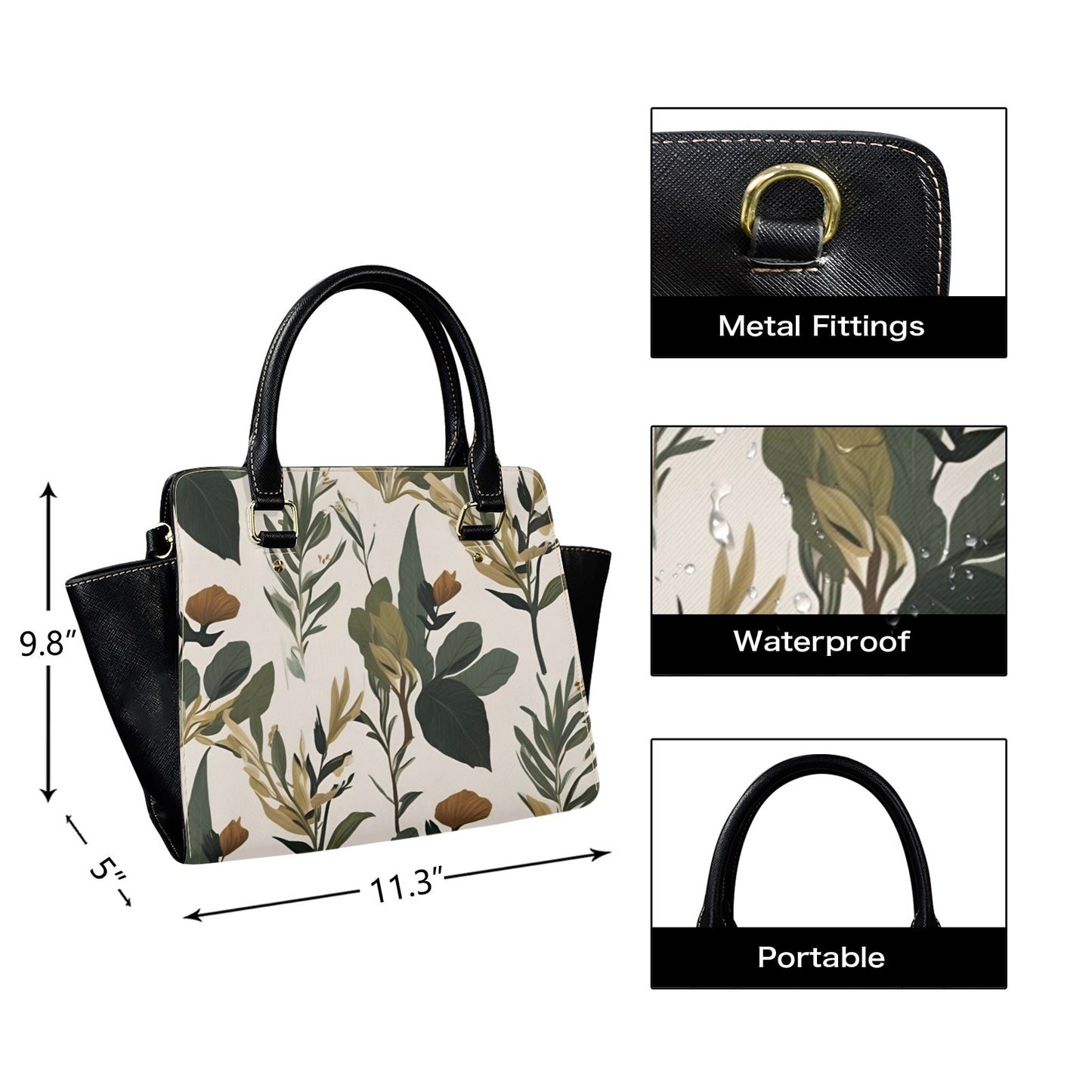 40 (2) New Custom Shoulder Handbag(Model 1653)