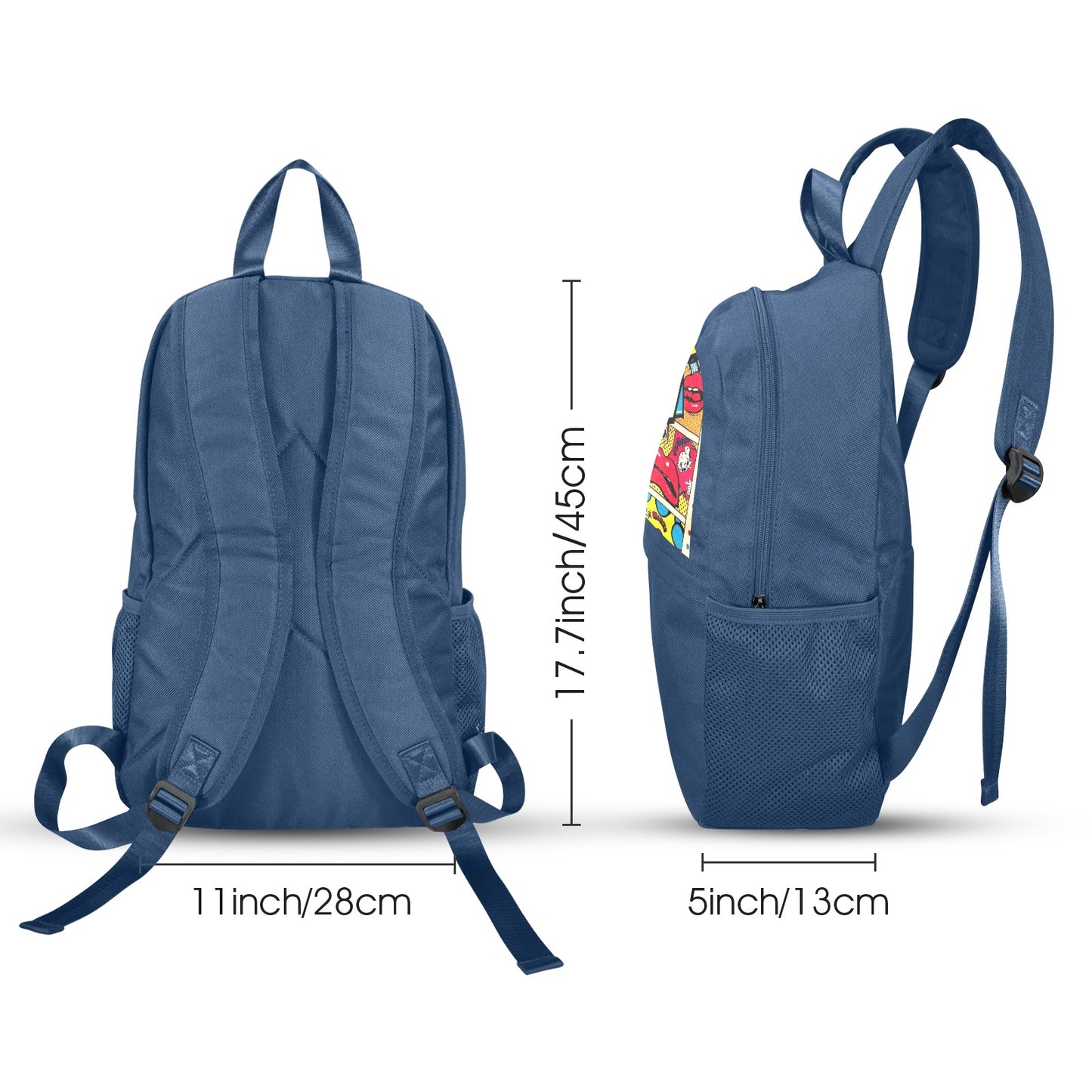 85 Casual Backpack(Upper Part Printing)(Model 1753)(Made in Queens)