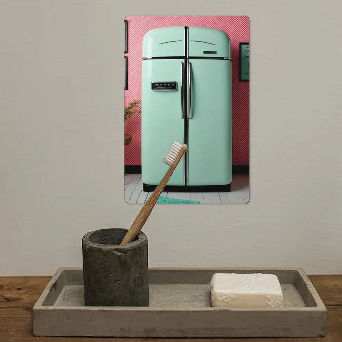 Cartello in metallo "'50 Vintage"