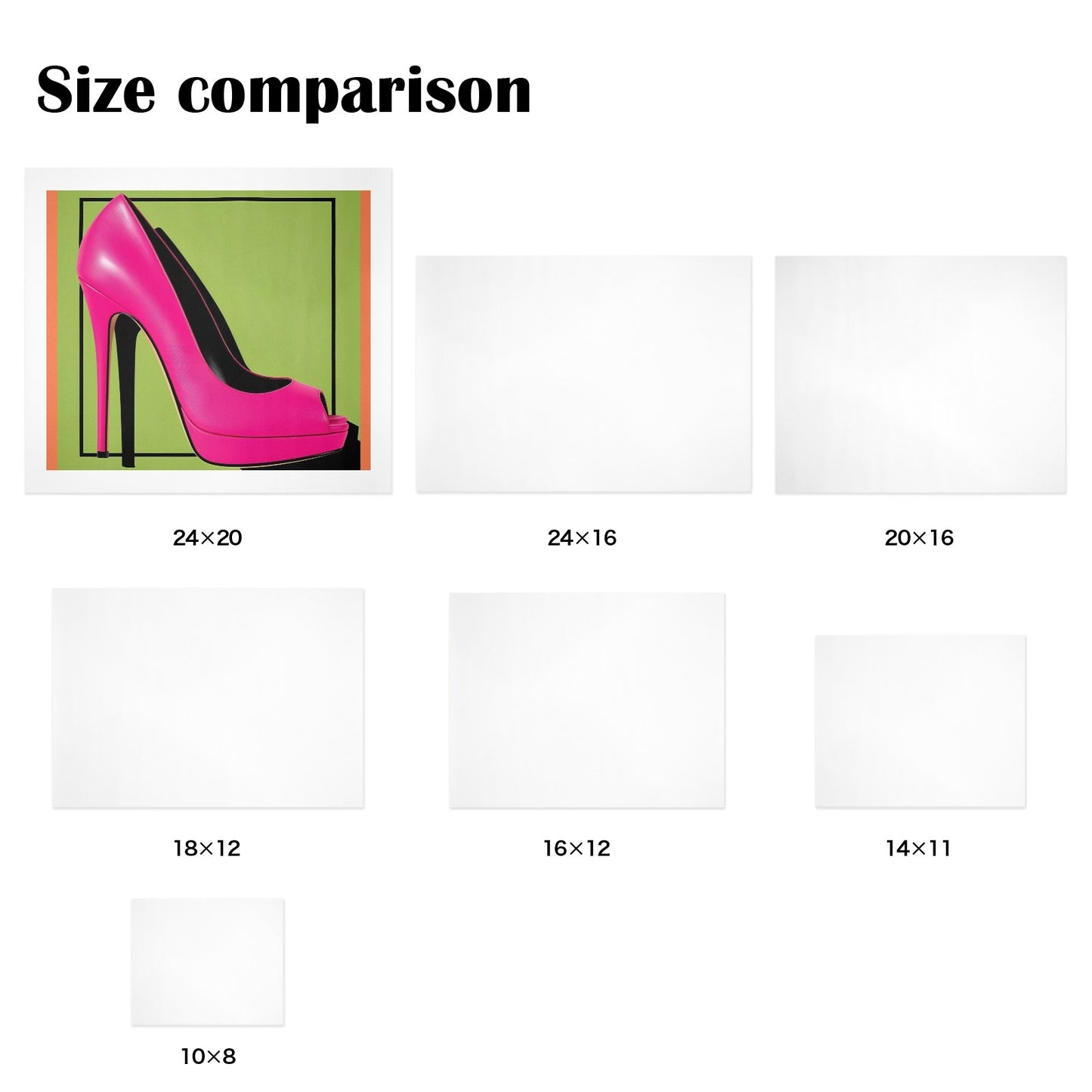 Trittico Artistico, stampa su tela "Pop Art"