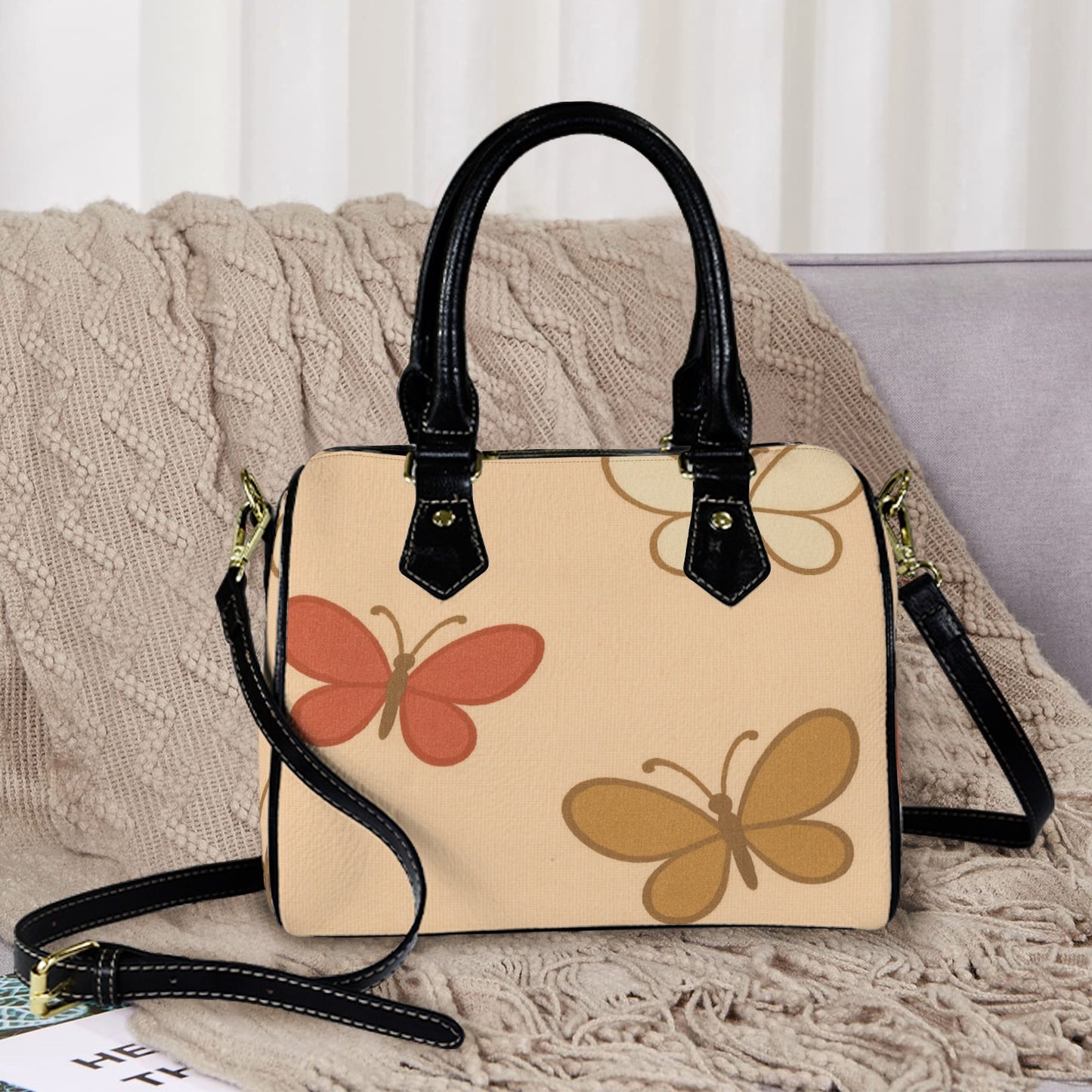 Custom Handbag-Black Handle