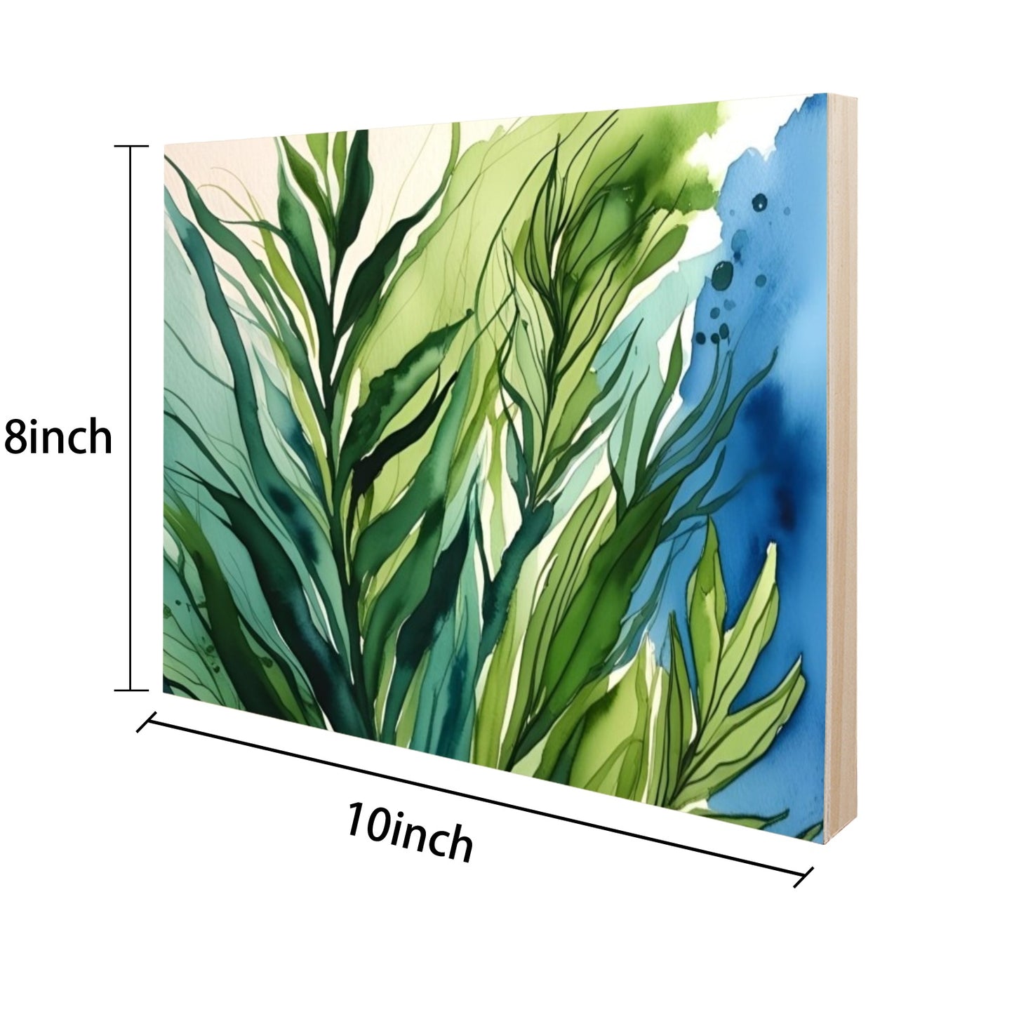 43 (3) Custom Cradled Wood Panels 10"x8"