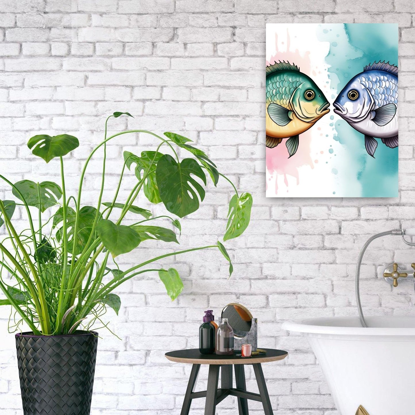 Pannello in legno stampato "Specchio"