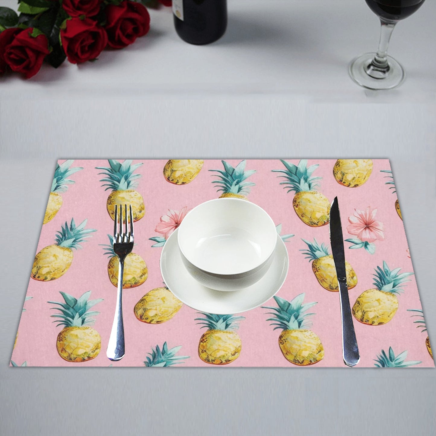 91 (2) Placemats 14" x 19"(Set of 4)(Designs are Different)