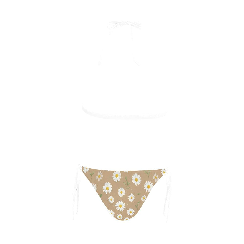 64 (2) Sexy Halter Bikini Swimsuit (Front Buckle) (Model S08)