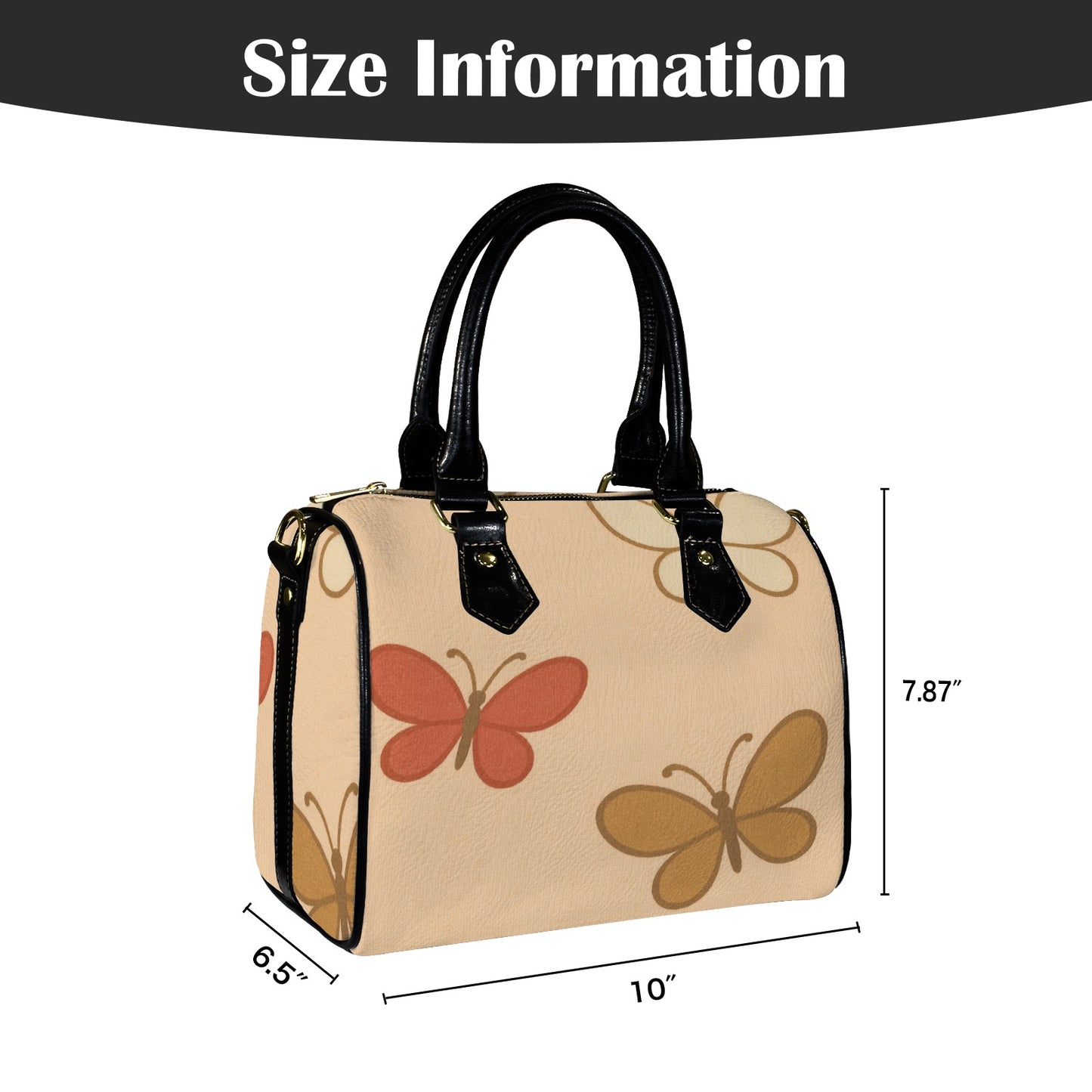 Custom Handbag-Black Handle