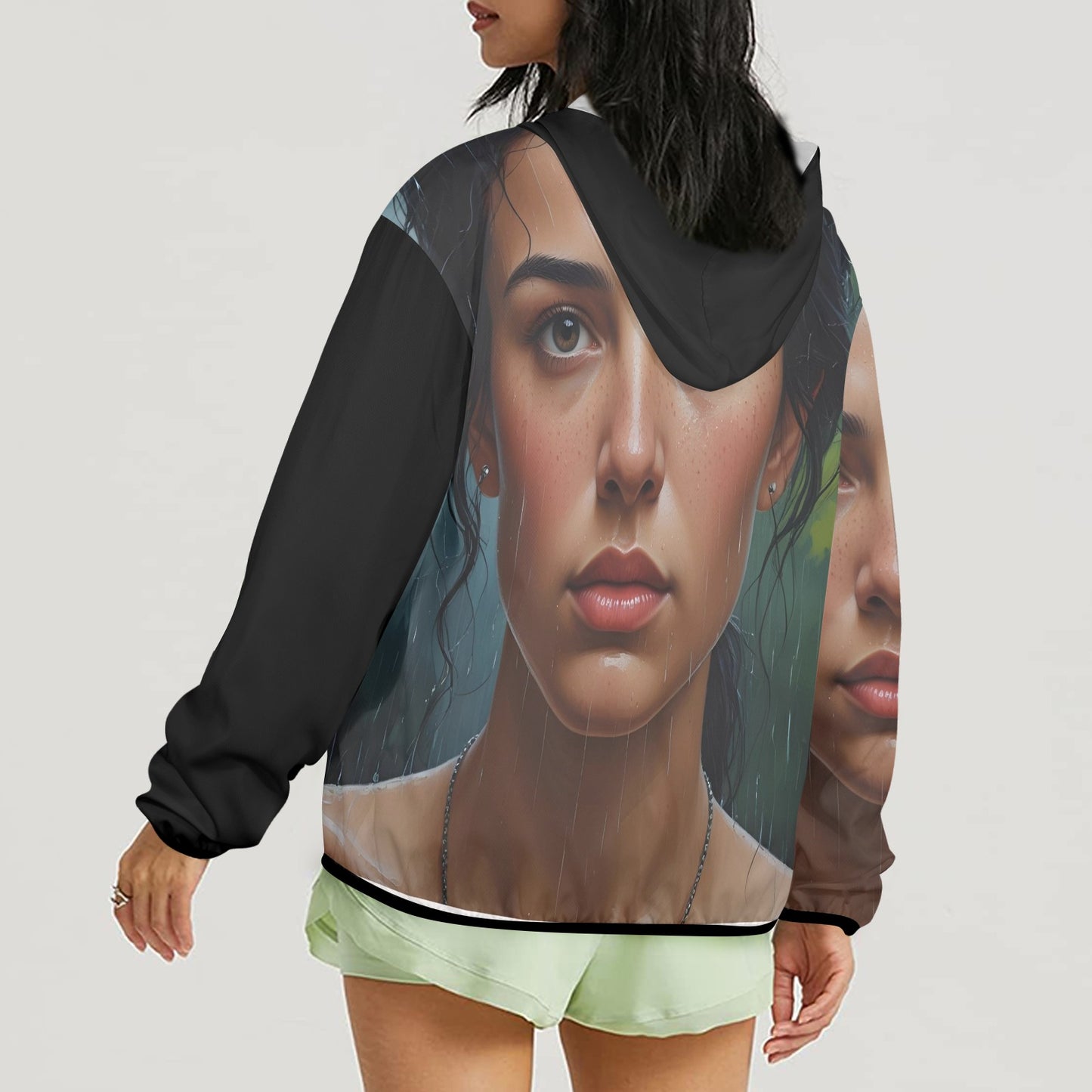 27 Women's Sun Protection Hoodie(Model H62)