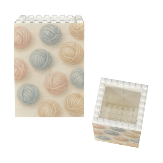 Portamatite personalizzato in mattoni da costruzione