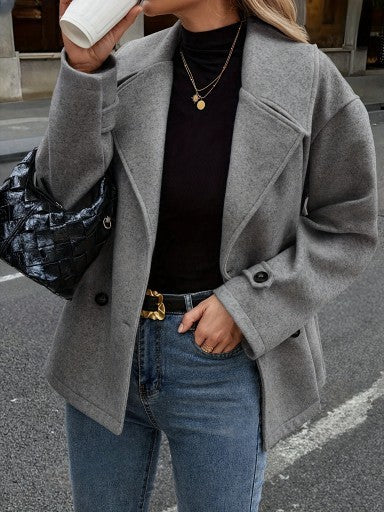 Cappotto corto in lana