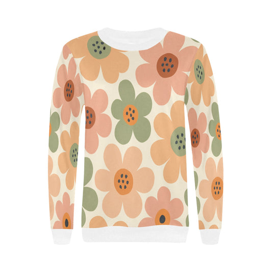Women's Rib Cuff Crew Neck Sweatshirt