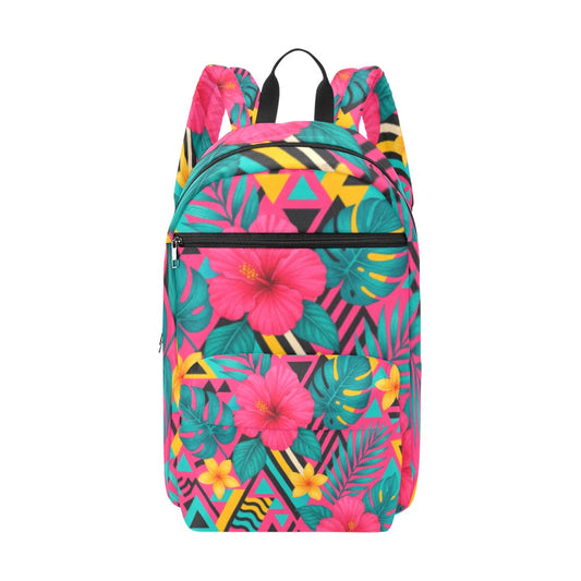 Tropical Geometric Travel Backpack(Large Capacity)(Model 1691)