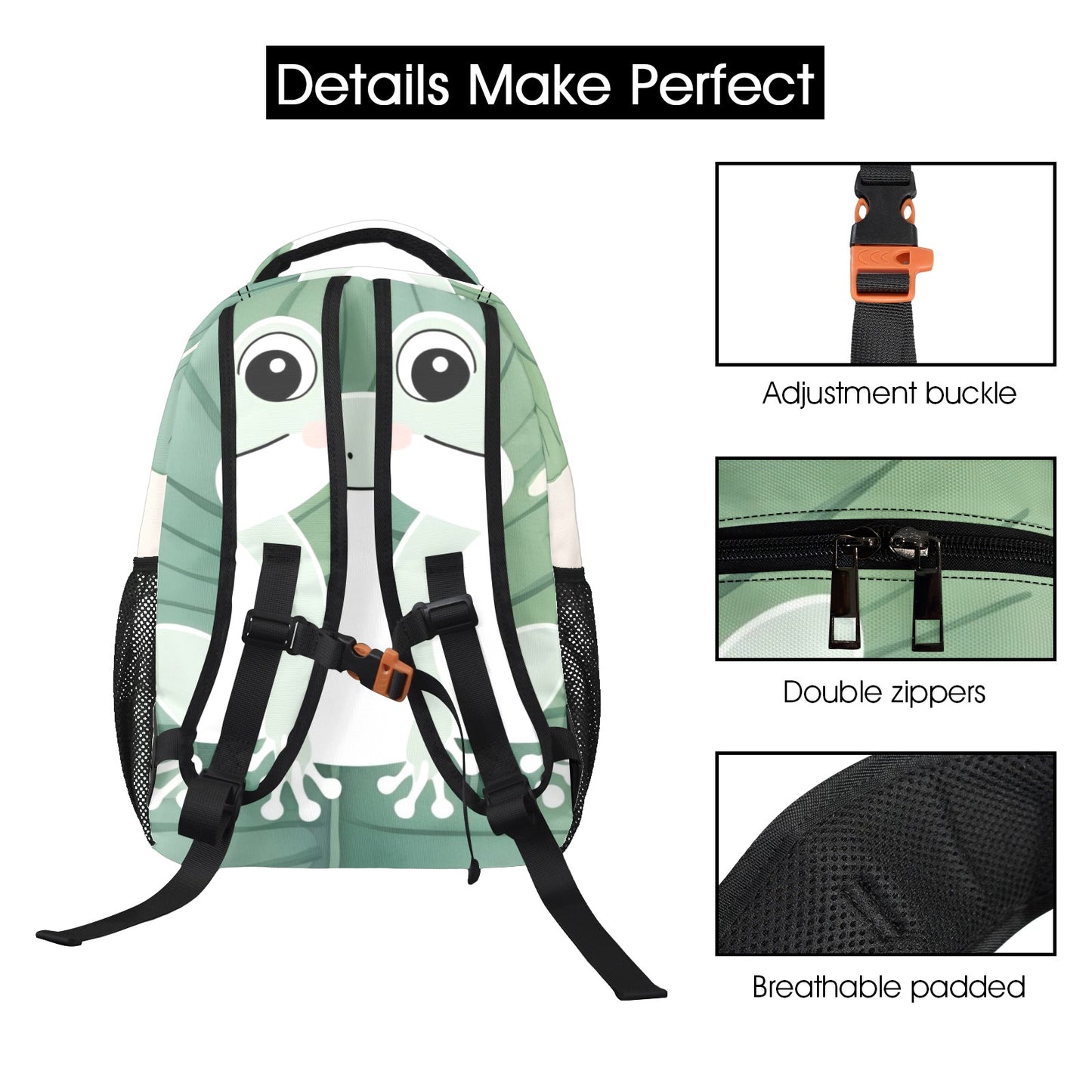 68 17-inch All Over Print Casual Backpack