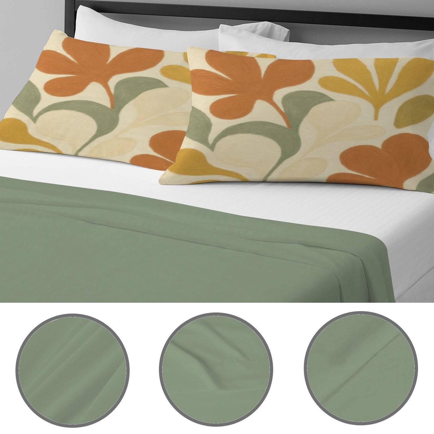 Custom Fitted Sheet 4-Piece Set