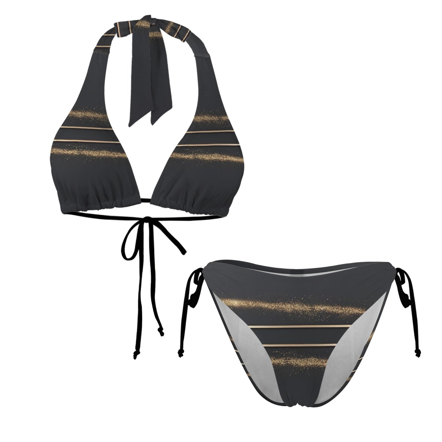 107 Halterneck String Bikini Sets
