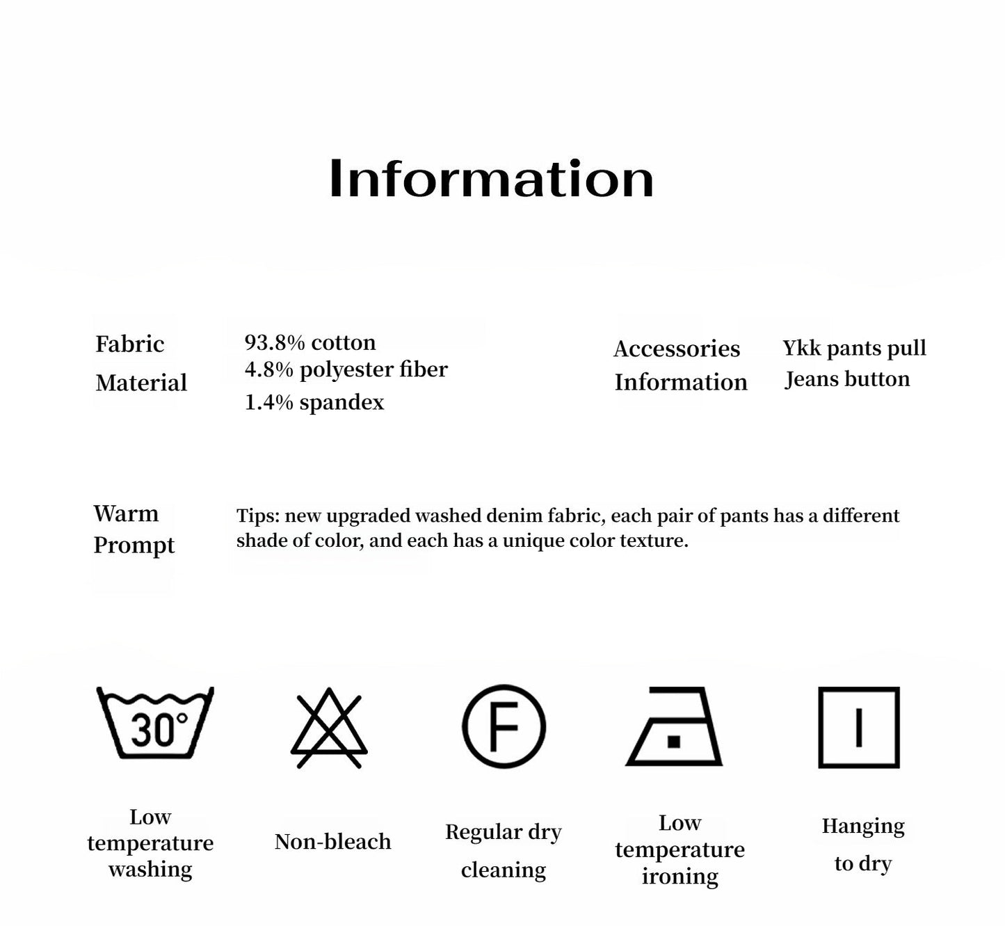 Jeans larghi elasticizzati in lycra vintage "Street Style"