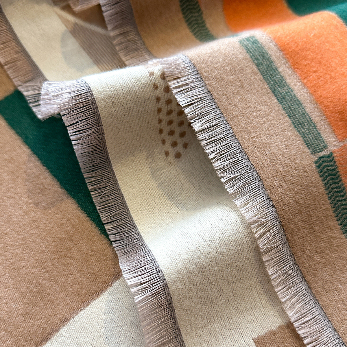 Scialle elegante in Nappa "Geometrie"