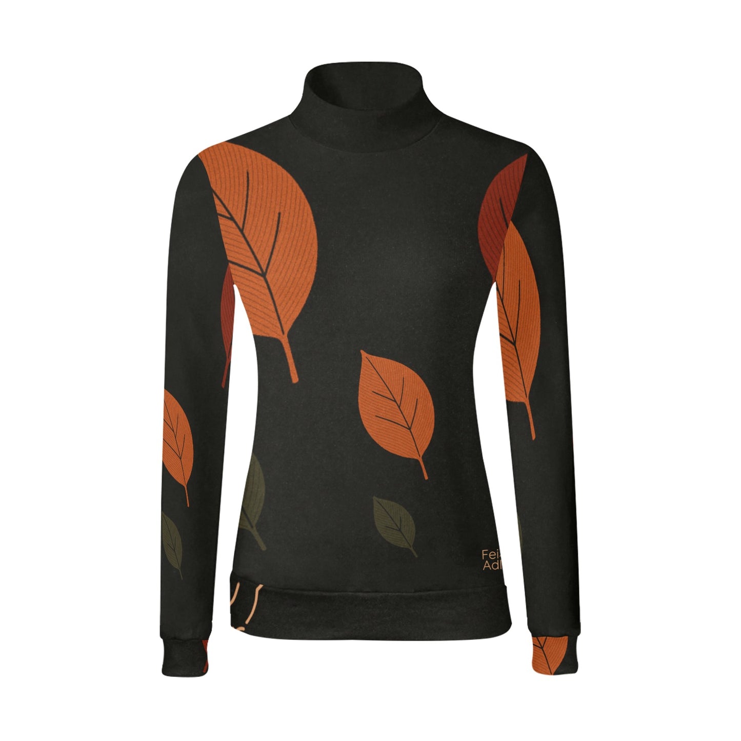 Women's All Over Print Mock Neck Sweater(ModelH43)
