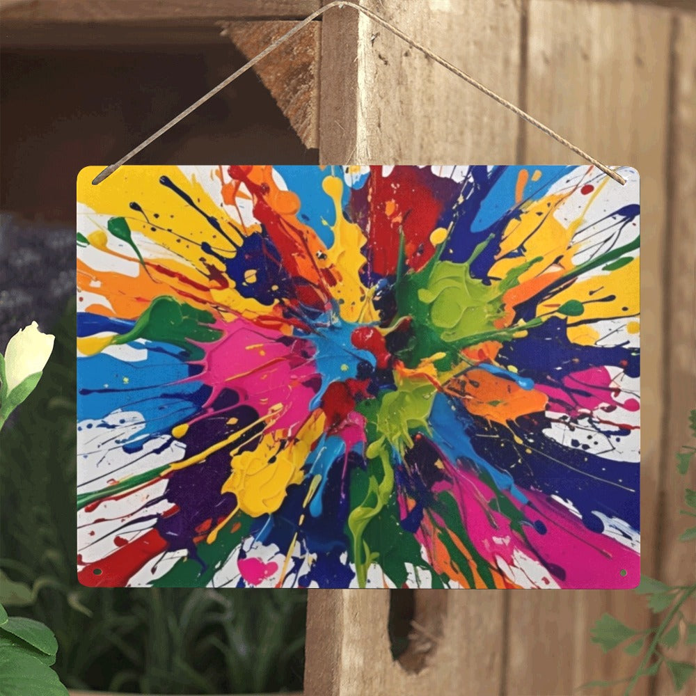 55 (2) Metal Sign 16" x 12"