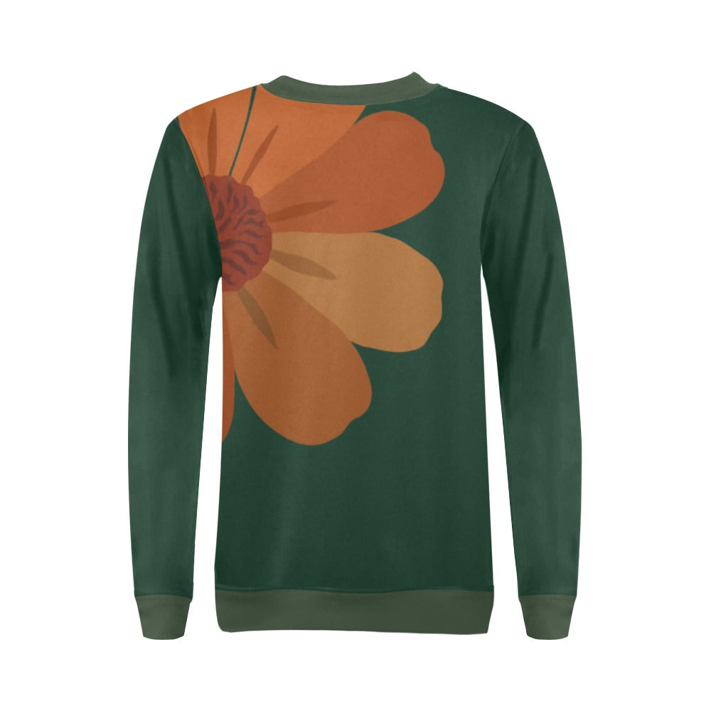 Women's All Over Print Sweatshirt (Model H18)