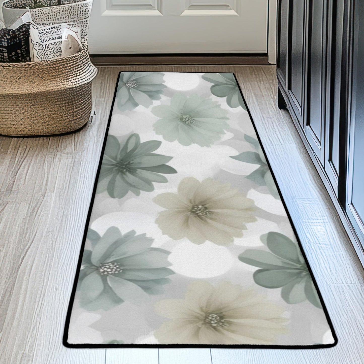 26 (2) 48x16 inch Area Rug with Black Binding (Made in USA)
