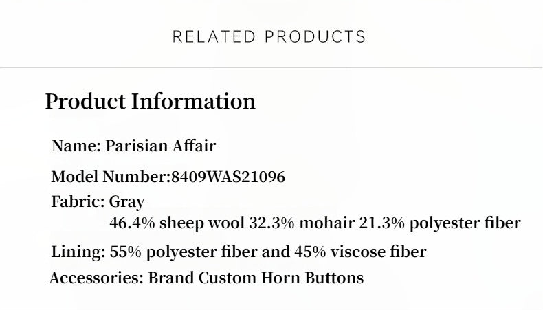 Cappotto lungo in pelliccia "Parisian Affair" da donna