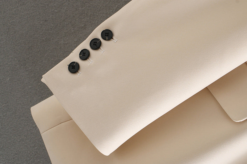 Blazer drappeggiato con un bottone