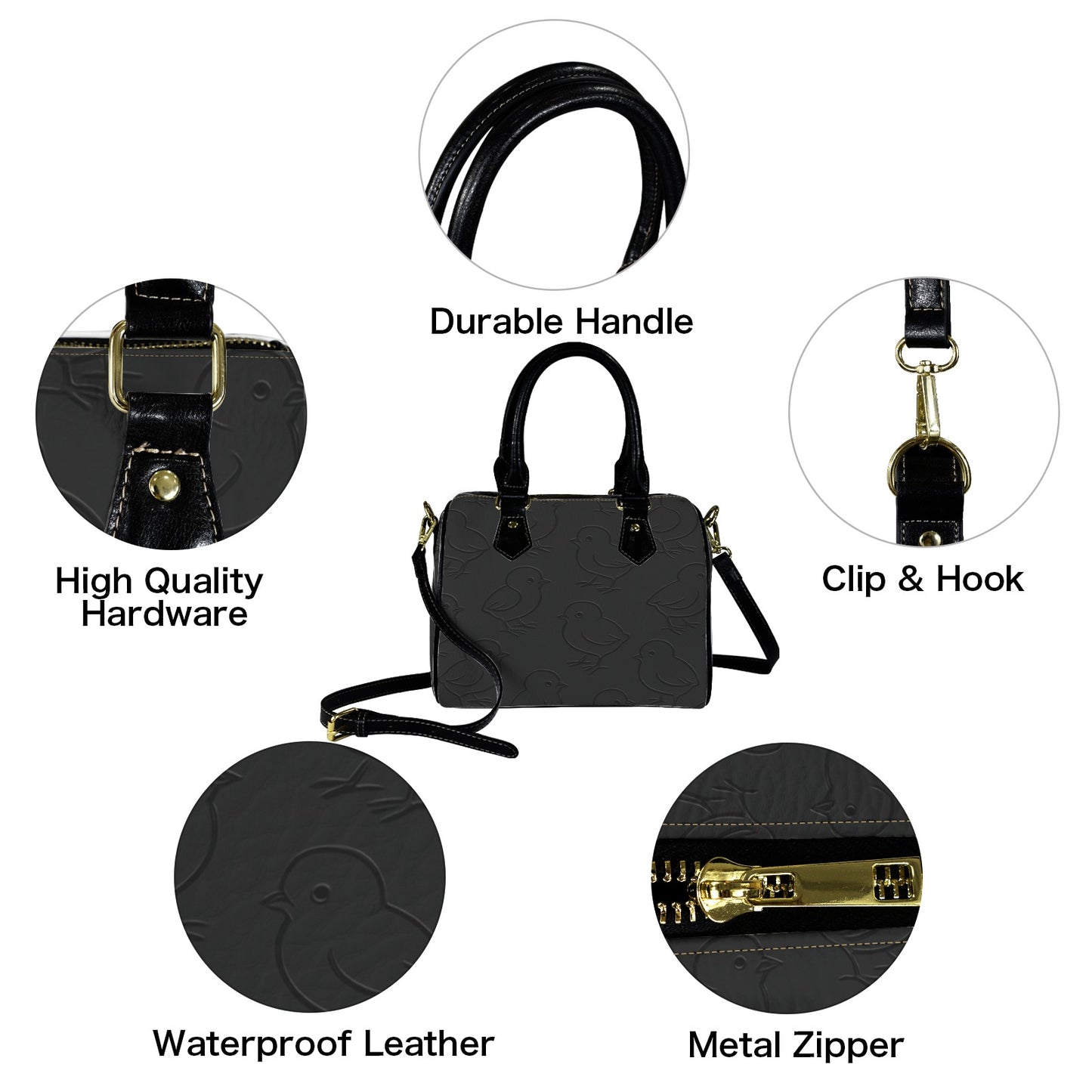 Borsa nera  "Satchel mini"