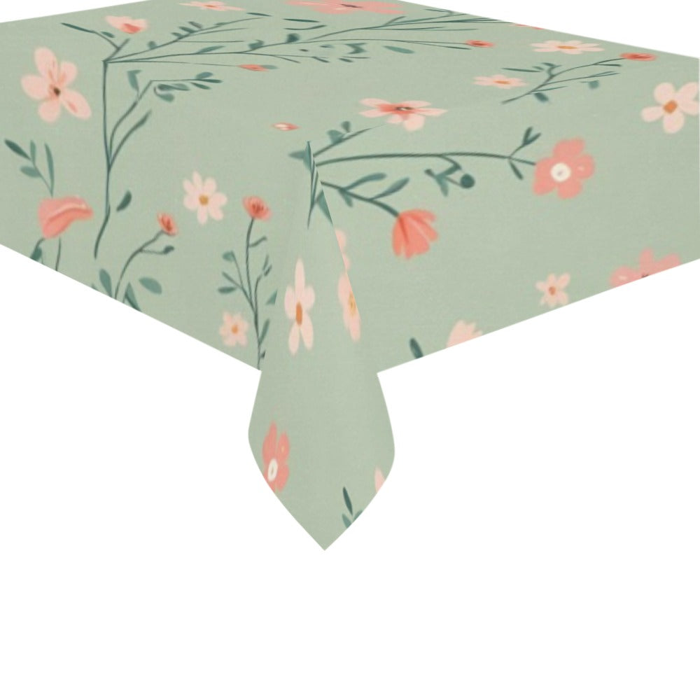 9 Cotton Linen Tablecloth 90"x60"