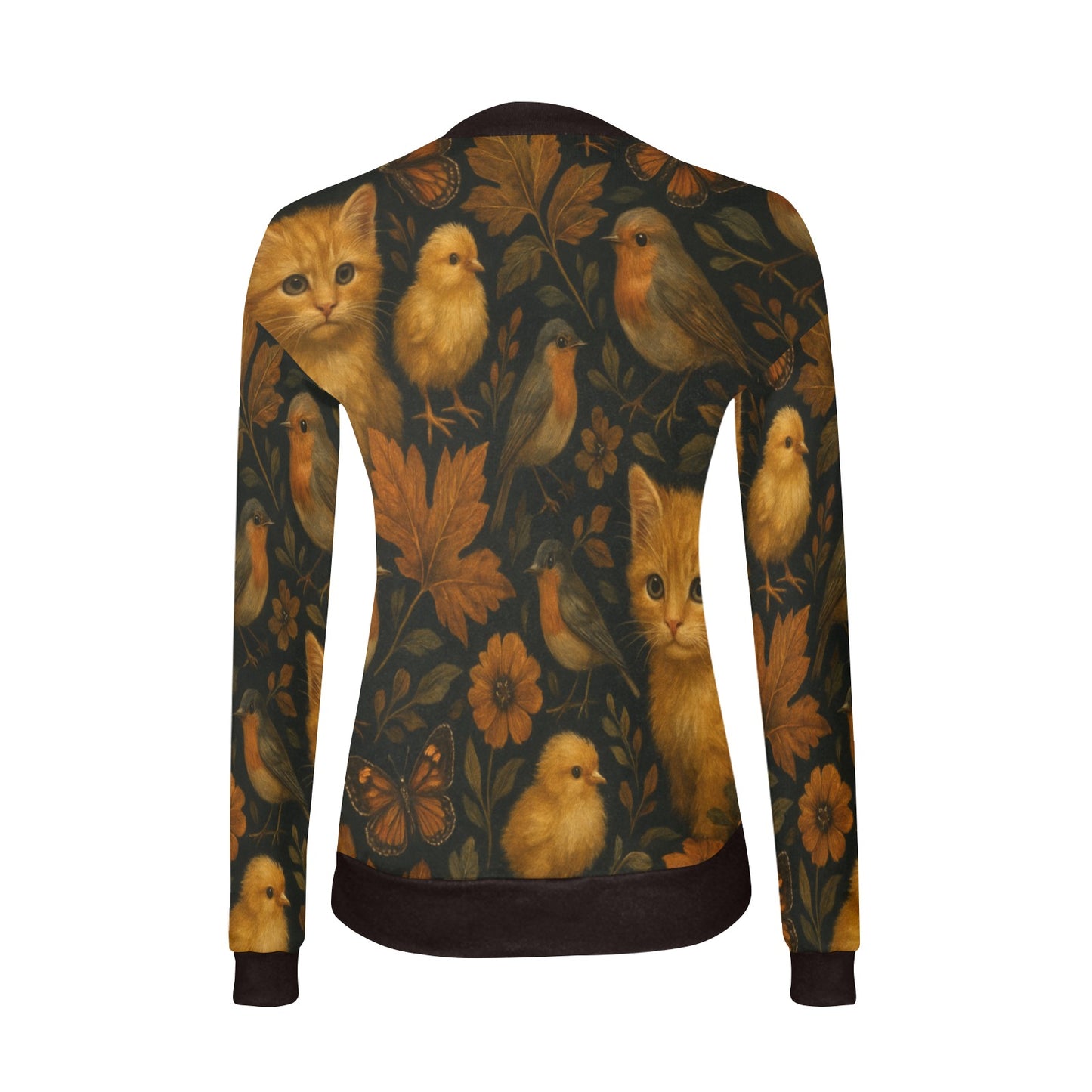Women's All Over Print V-Neck Sweater(ModelH48)