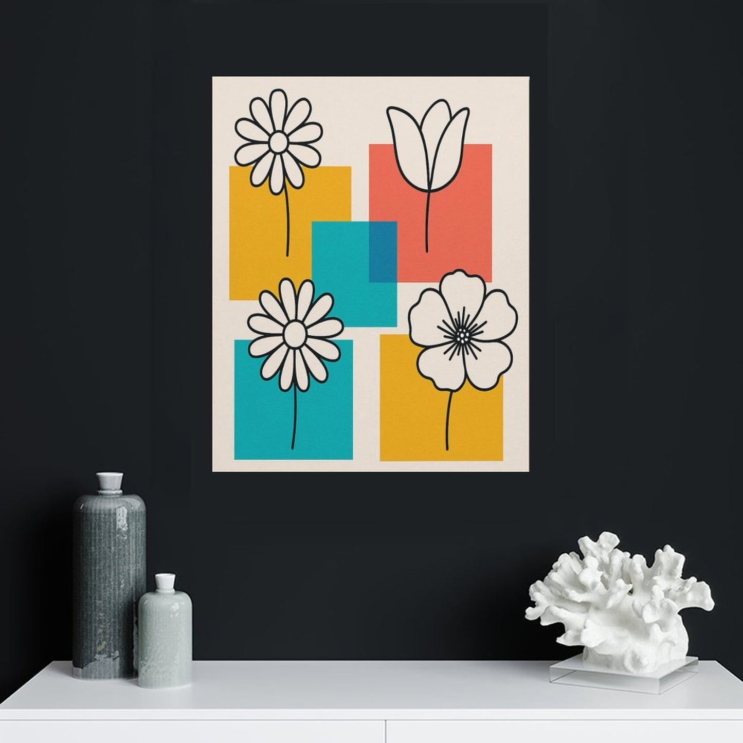 Design Custom Frame Canvas Print 20"x16"（Vertical）