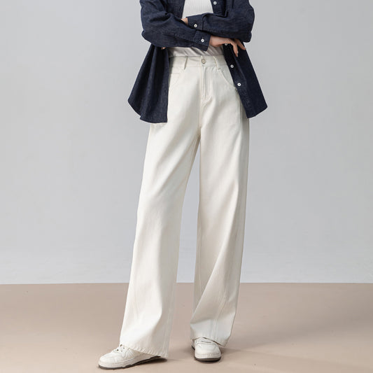 Pantaloni a vita alta e gamba larga