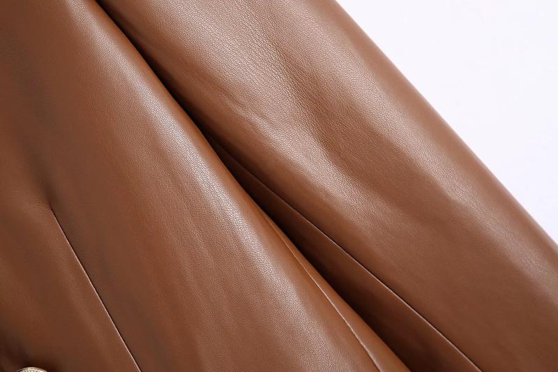 Blazer in similpelle francese