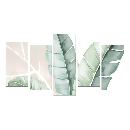 43 (2) Canvas Wall Art Prints (No Frame) 5-Pieces/Set E