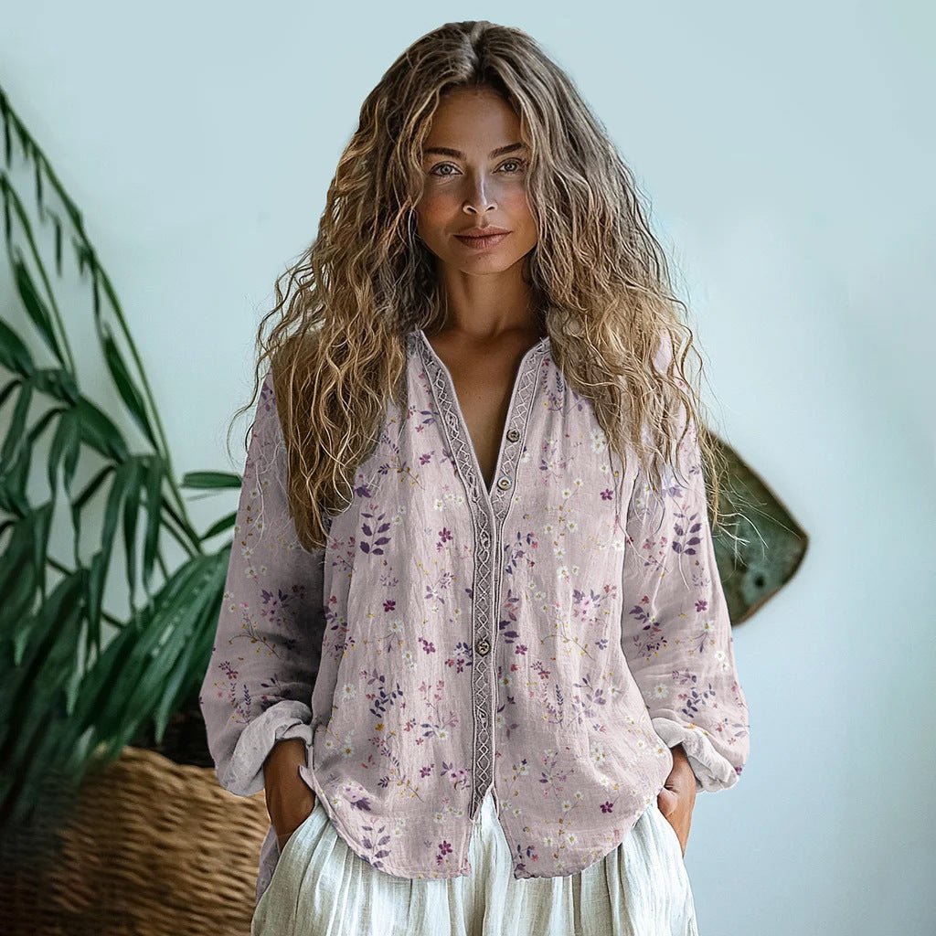 Camicia casual floreale