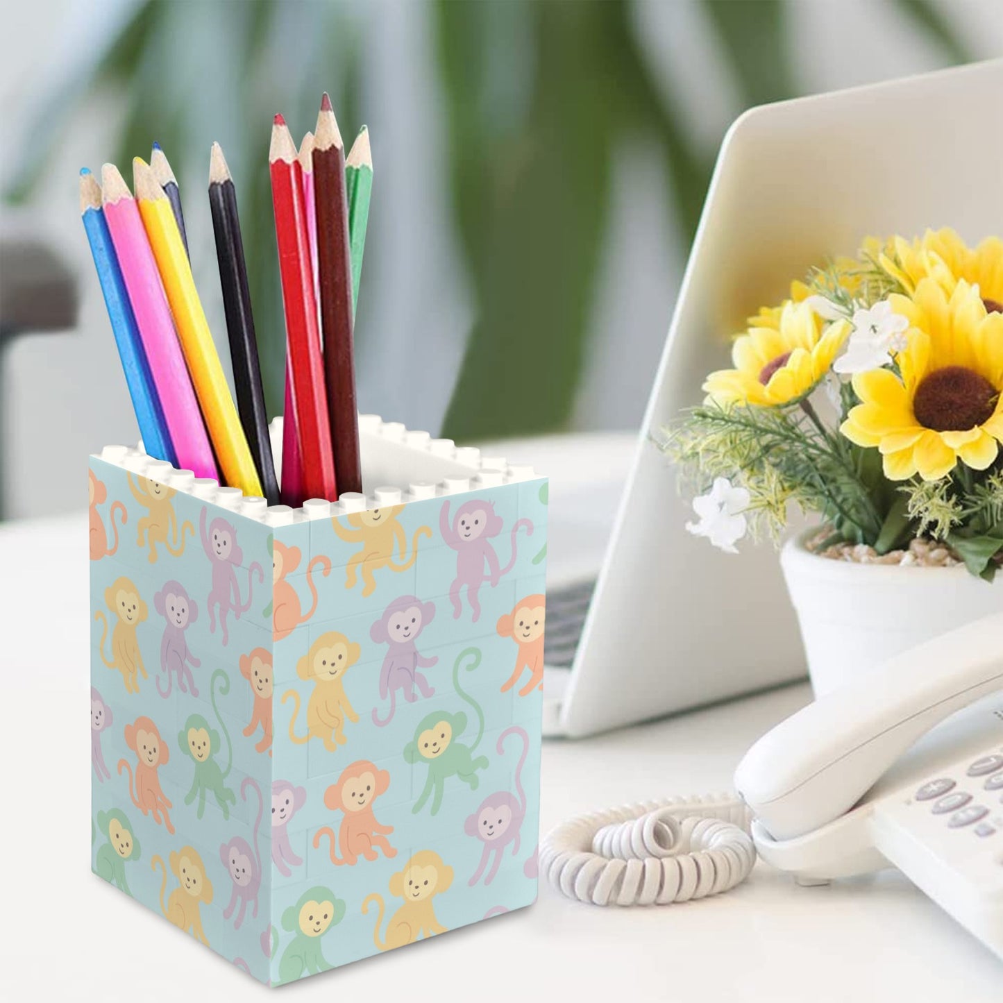 Portamatite in mattoncini da costruzione