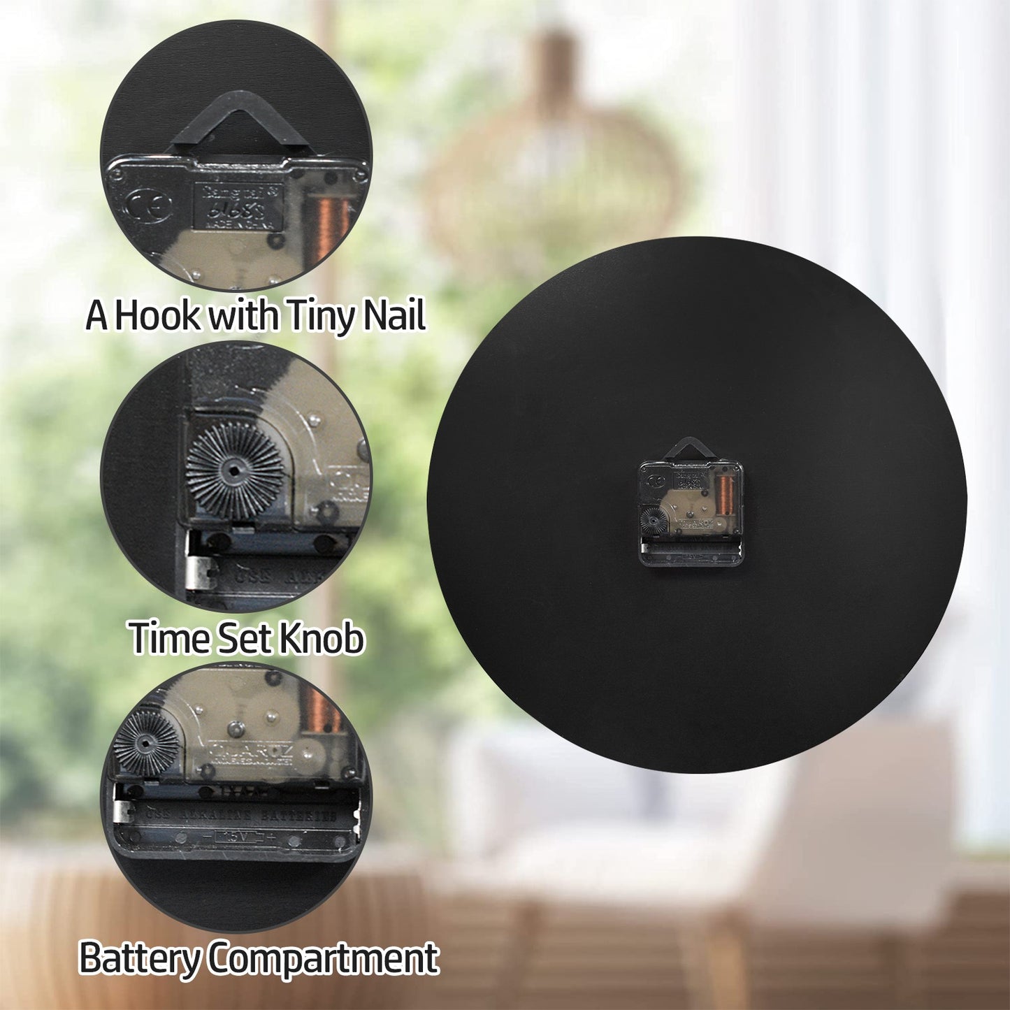 31 (3) Personalized Wall Clock