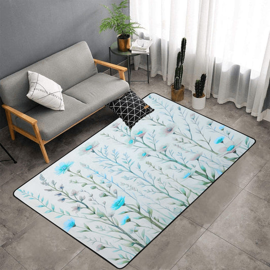 170 Area Rug with Black Binding 7'x5'