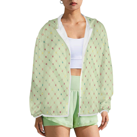 25 (3) Women's Sun Protection Hoodie(Model H62)