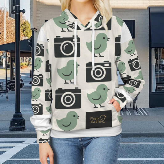 Women's Drawstring Pocket Hoodie