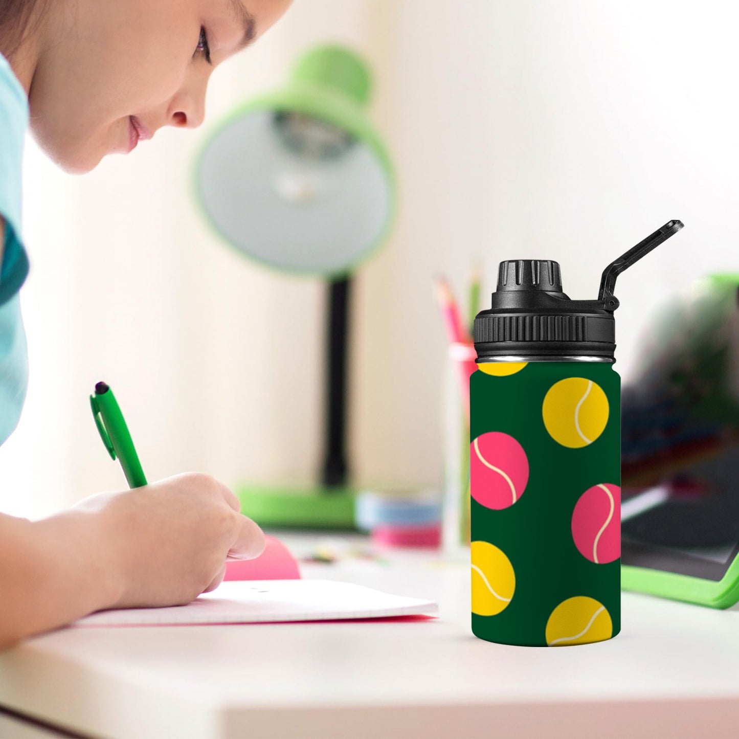 Borraccia per bambini con tappo a pressione